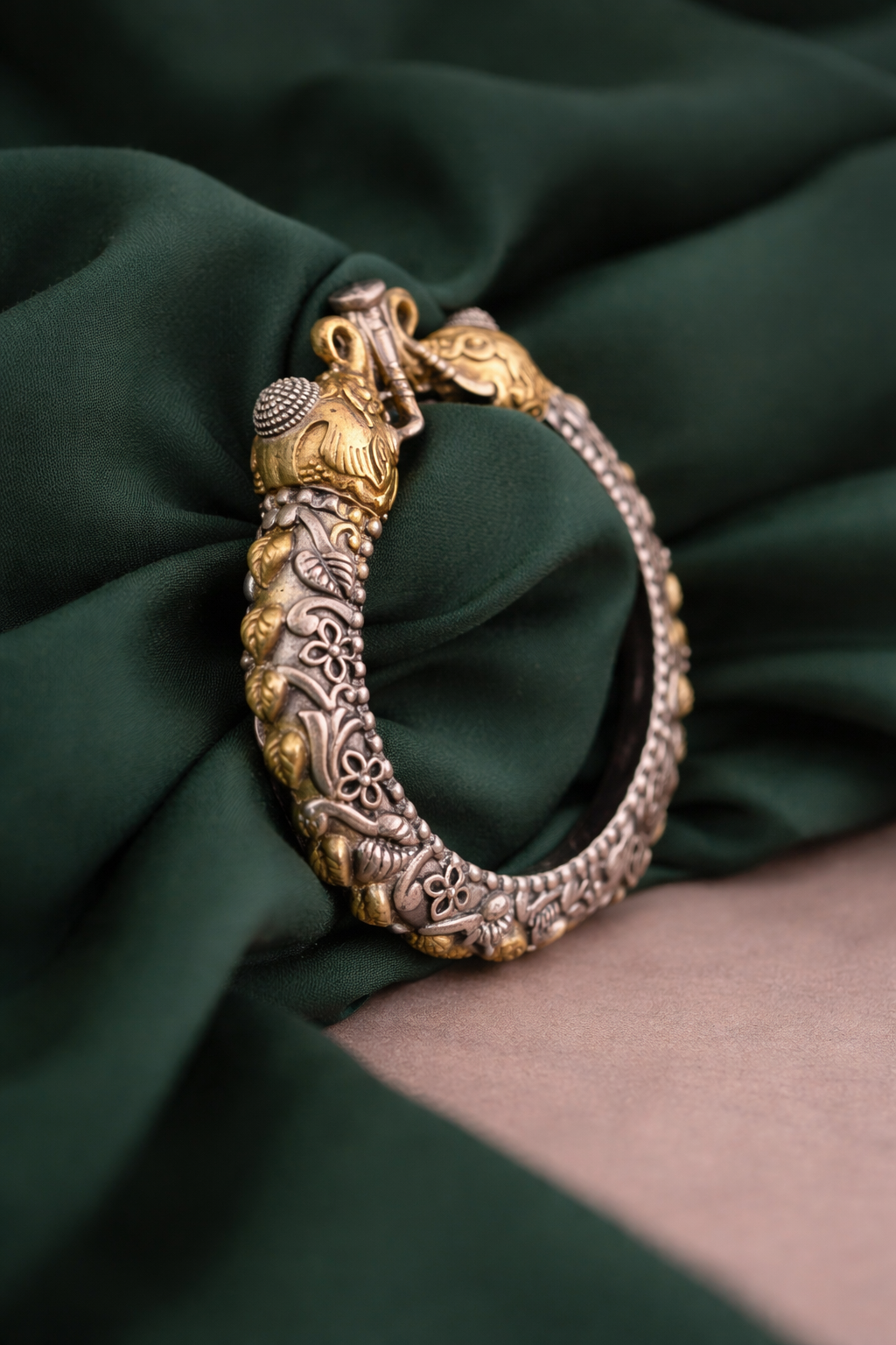 German Silver Oxidized Bangle