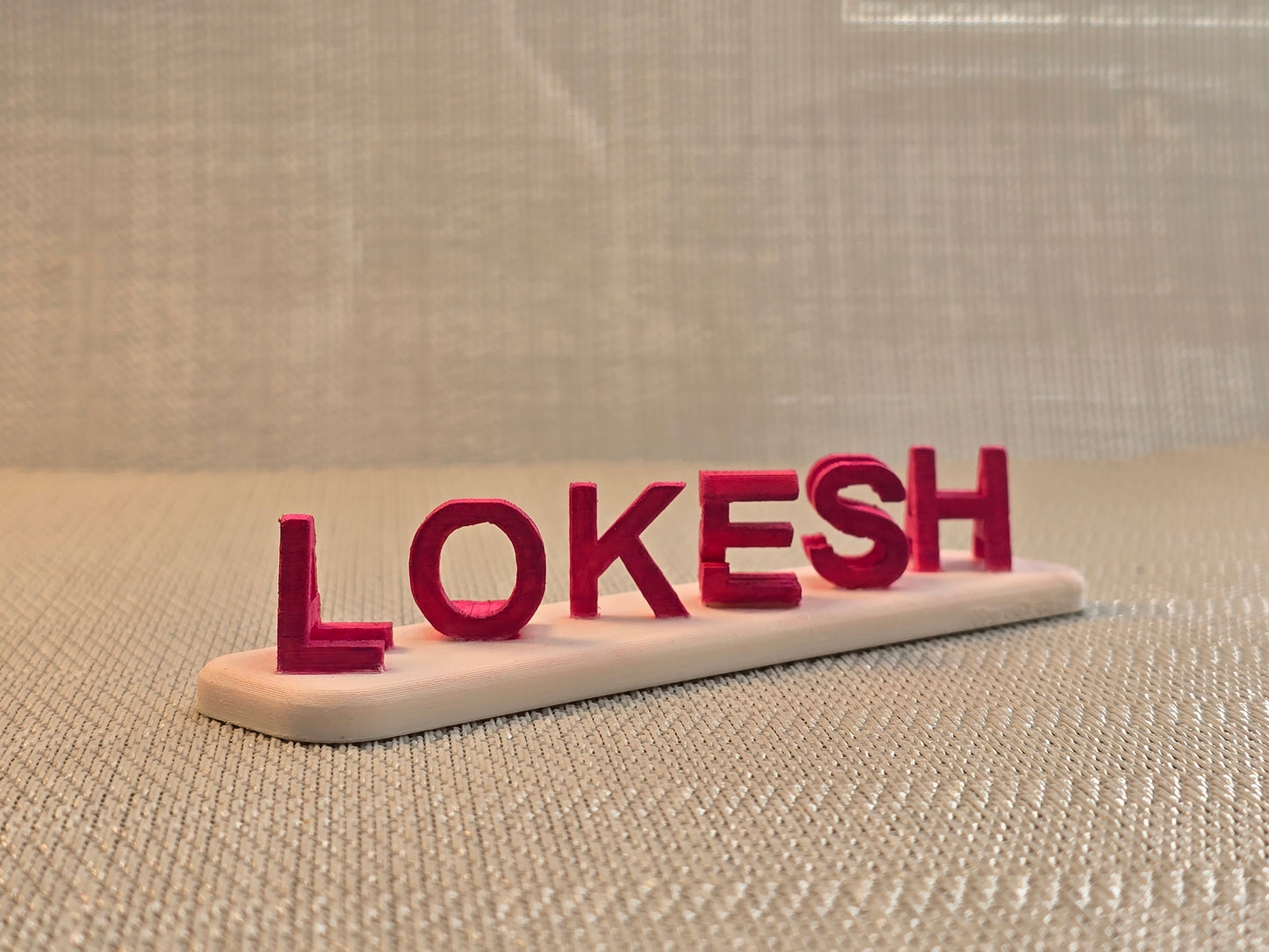 Rotate to Reveal Dual Name plaque