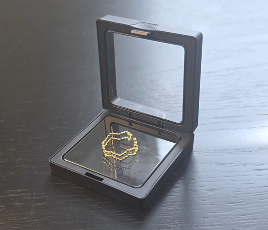 Gold Plated Wave Ring