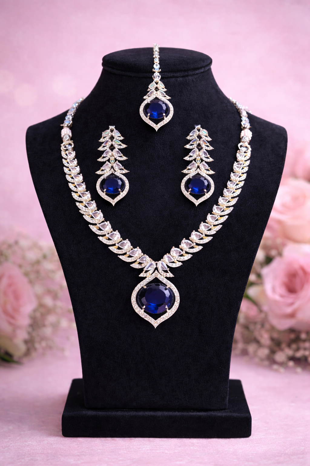 Royal Blue Sapphire Inspired Set