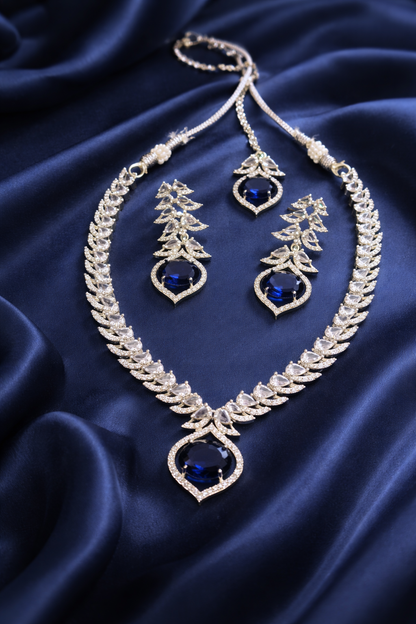 Royal Blue Sapphire Inspired Set